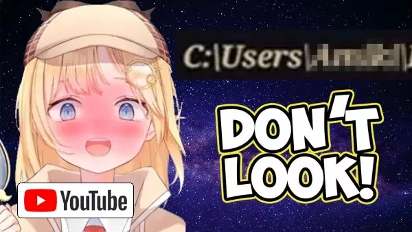 Amelia Accidentally Leaked Her Windows Username :: YouTube