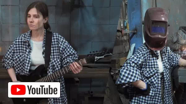 Guitar player is trying to be useful :: YouTube