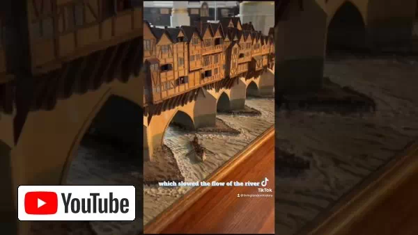 An incredible model of the medieval London Bridge :: YouTube